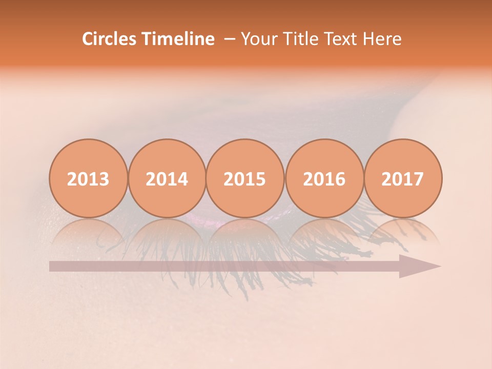 Long Eyelashes PowerPoint Template