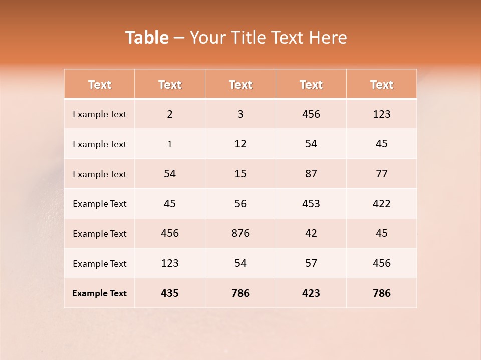 Long Eyelashes PowerPoint Template