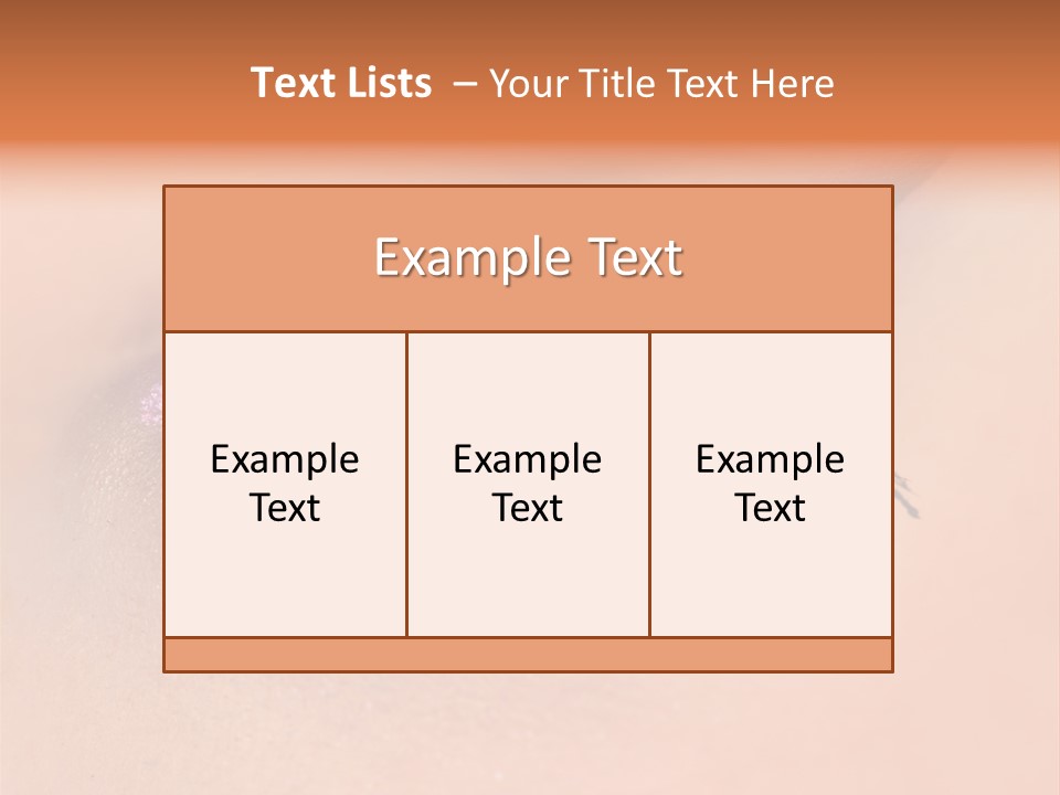Long Eyelashes PowerPoint Template