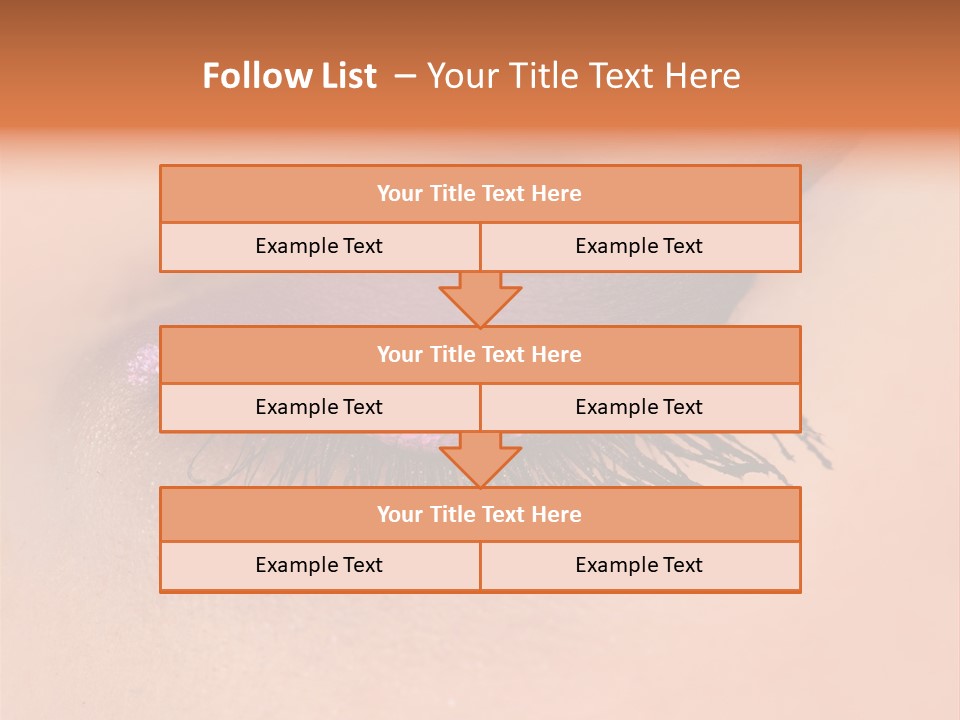 Long Eyelashes PowerPoint Template