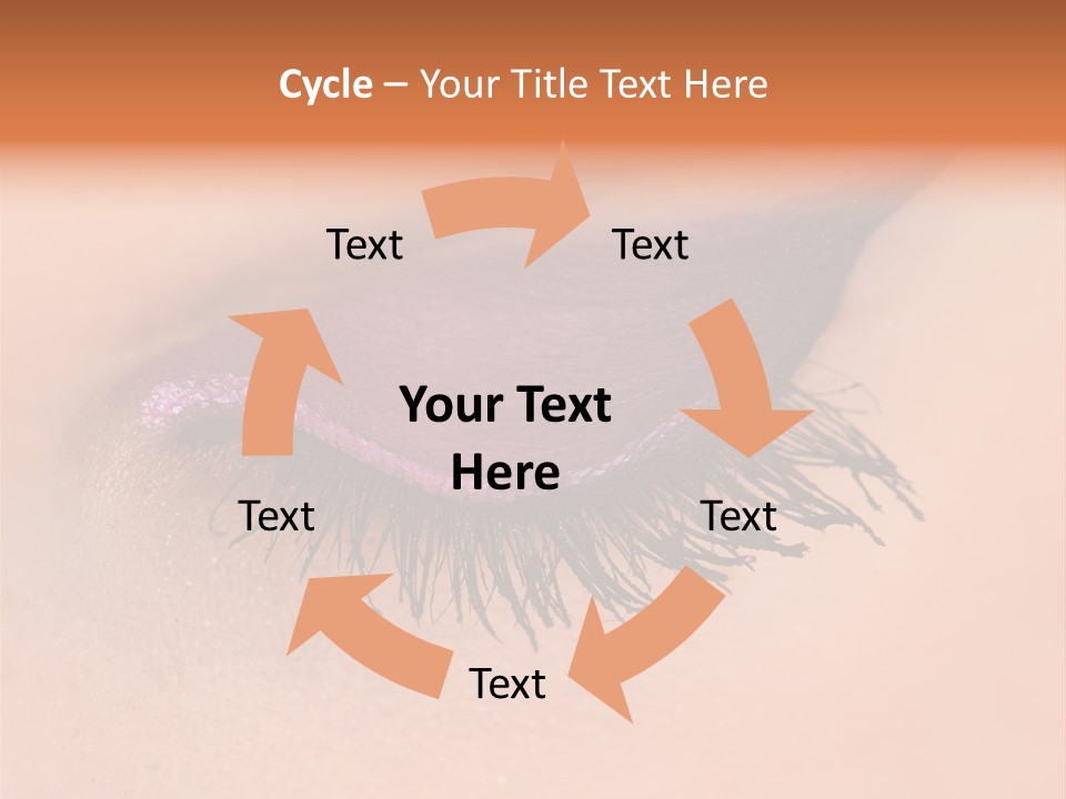 Long Eyelashes PowerPoint Template