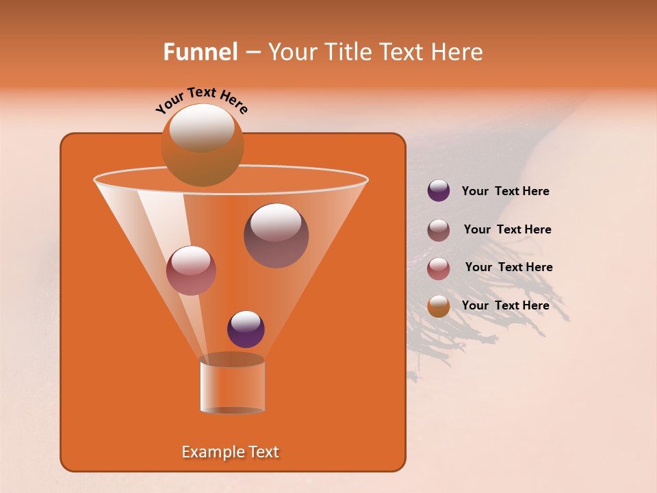 Long Eyelashes PowerPoint Template