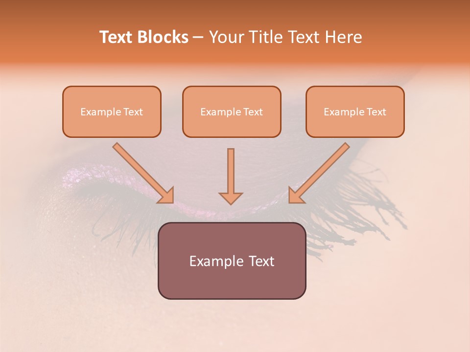 Long Eyelashes PowerPoint Template