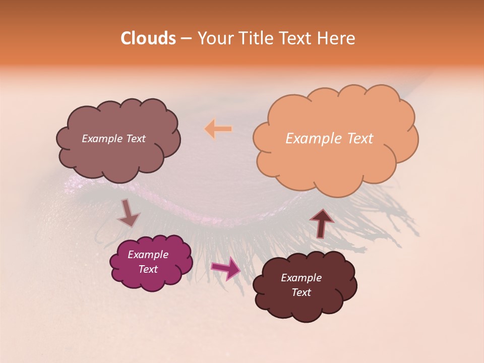 Long Eyelashes PowerPoint Template