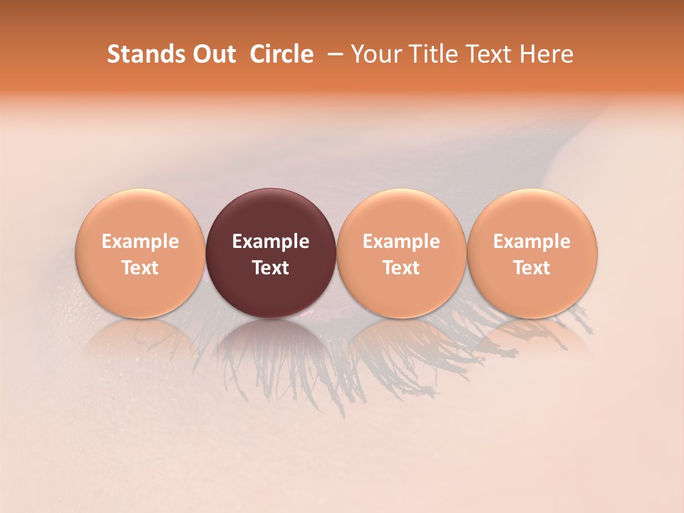 Long Eyelashes PowerPoint Template