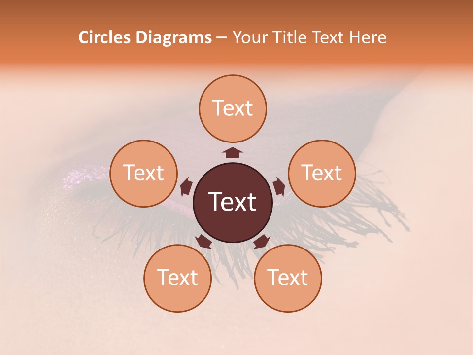 Long Eyelashes PowerPoint Template