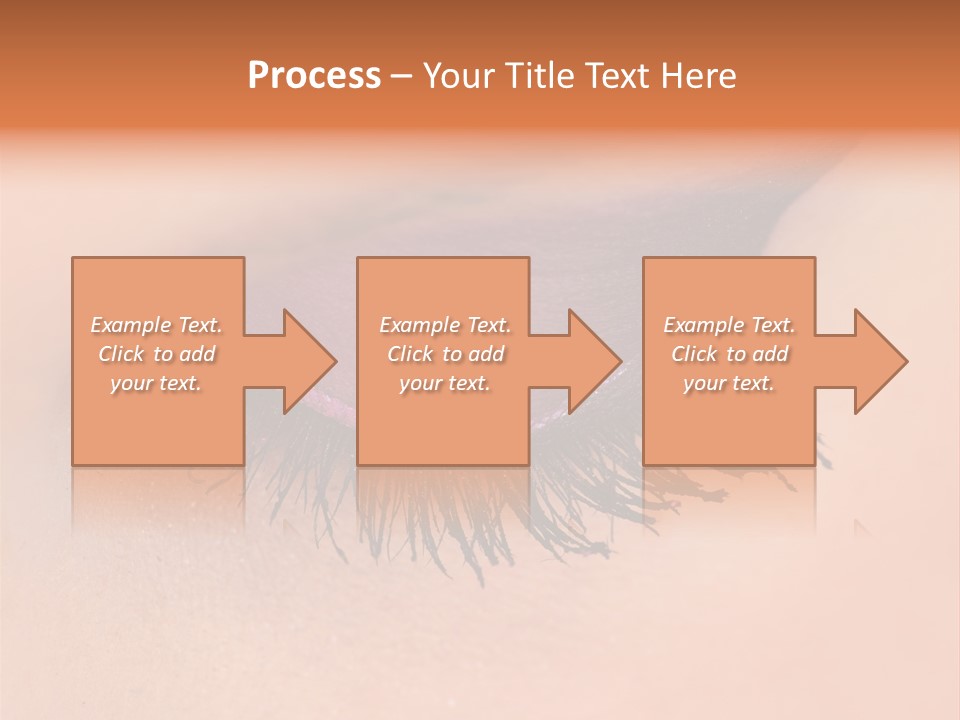 Long Eyelashes PowerPoint Template