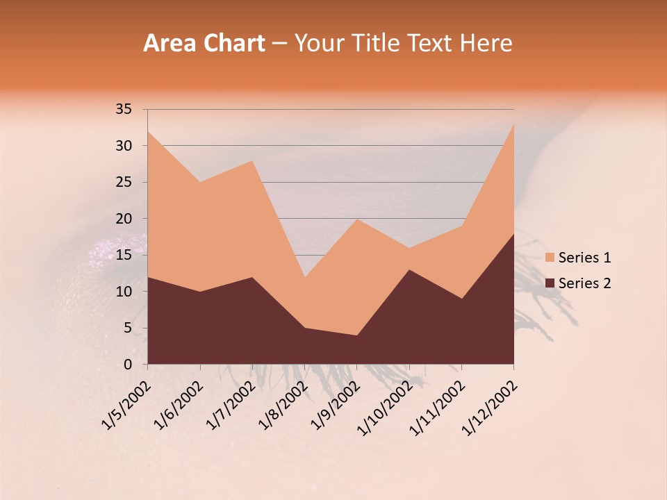 Long Eyelashes PowerPoint Template