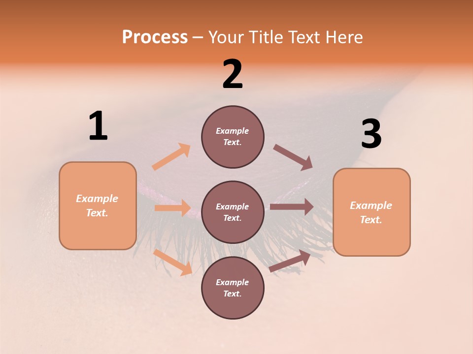 Long Eyelashes PowerPoint Template