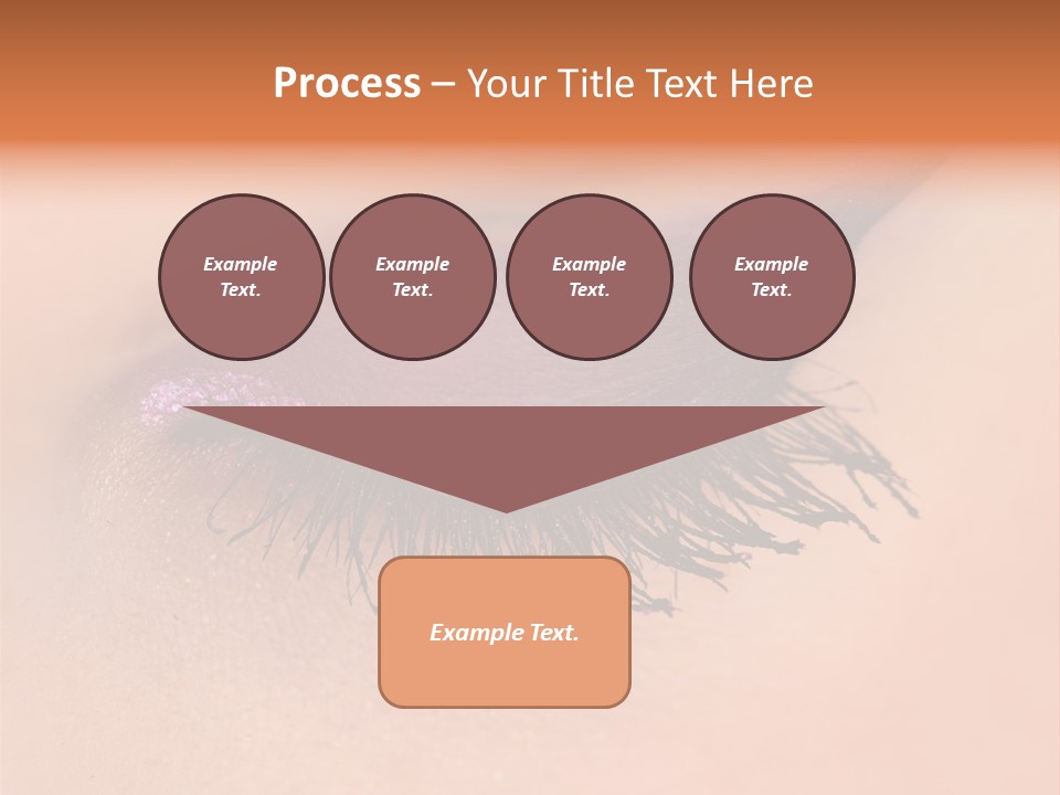 Long Eyelashes PowerPoint Template
