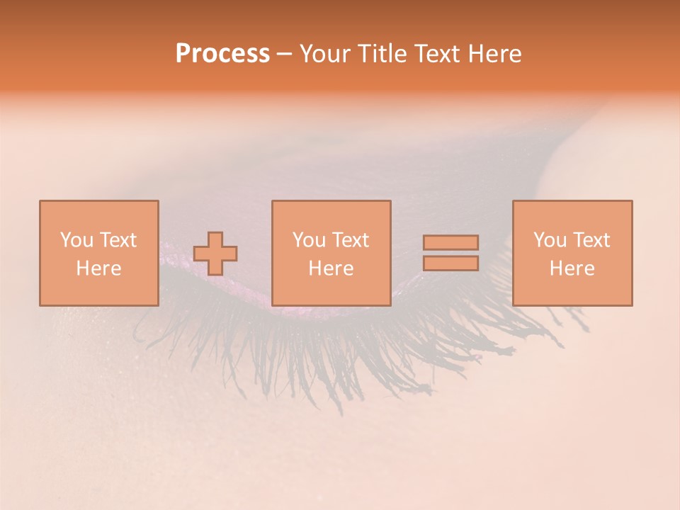 Long Eyelashes PowerPoint Template