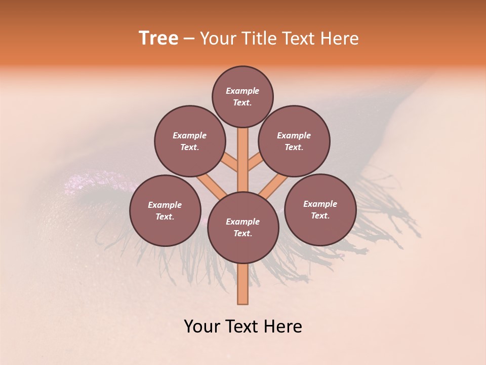 Long Eyelashes PowerPoint Template
