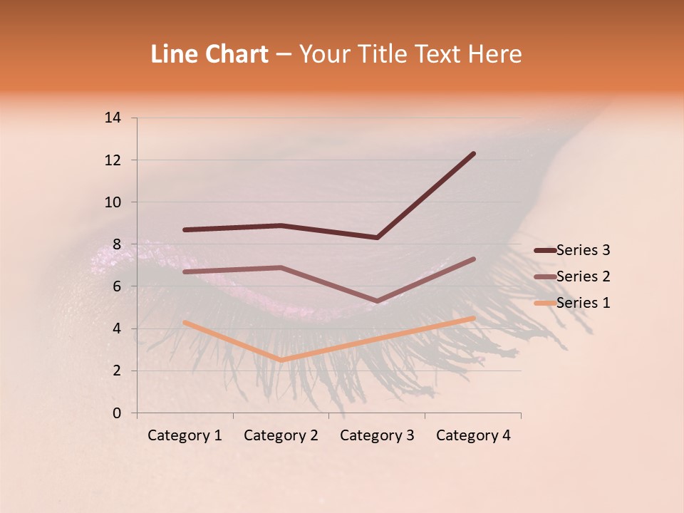 Long Eyelashes PowerPoint Template