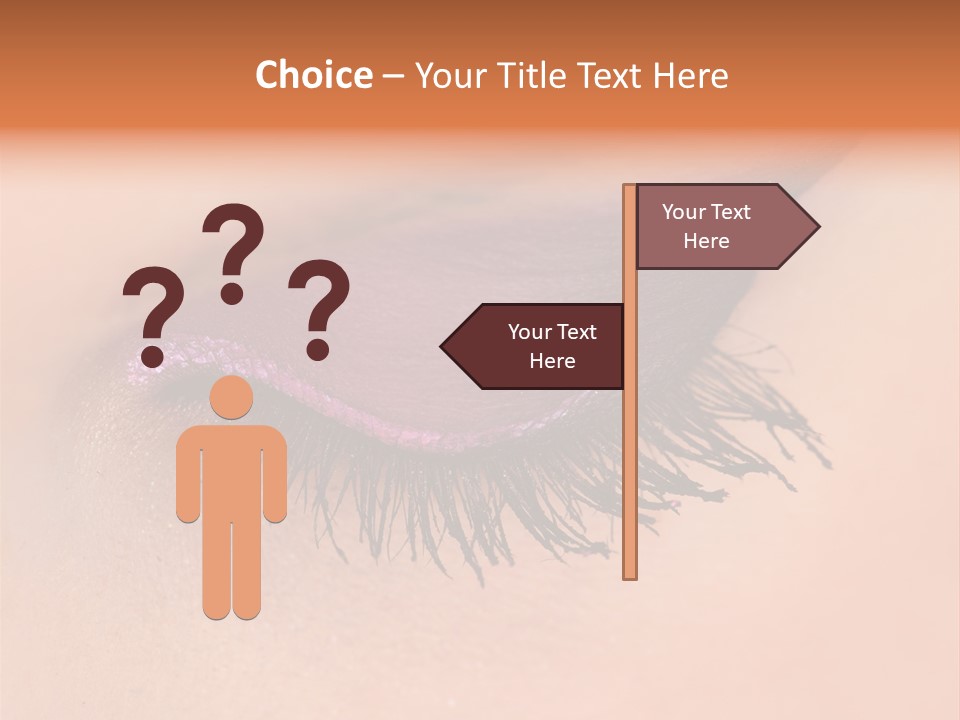 Long Eyelashes PowerPoint Template
