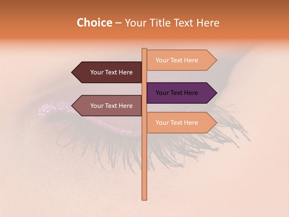 Long Eyelashes PowerPoint Template