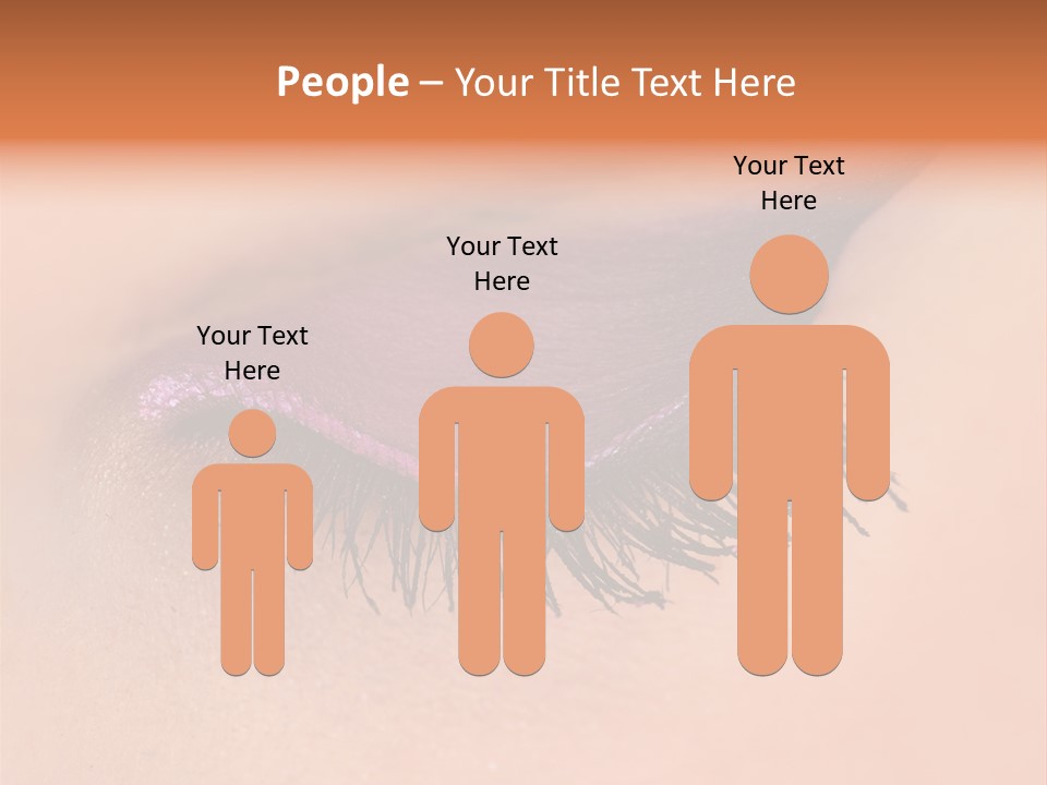 Long Eyelashes PowerPoint Template