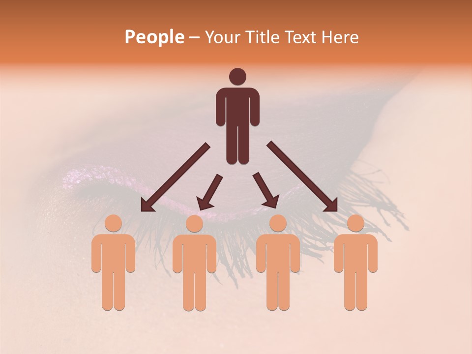 Long Eyelashes PowerPoint Template