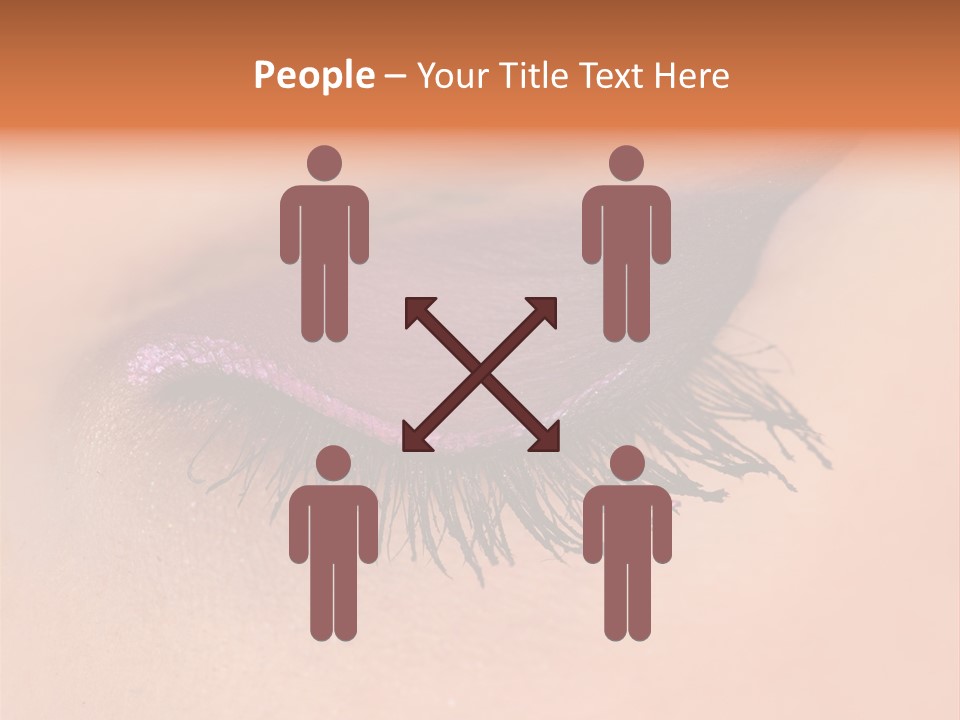 Long Eyelashes PowerPoint Template