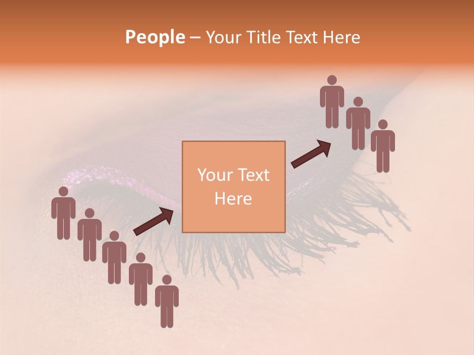 Long Eyelashes PowerPoint Template