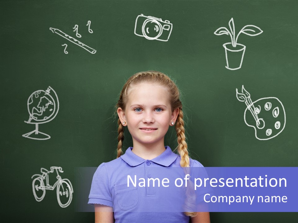 Smart Girl PowerPoint Template