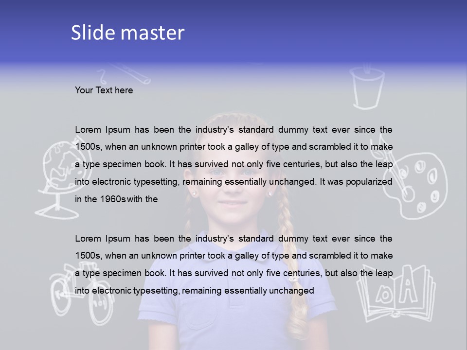 Smart Girl PowerPoint Template