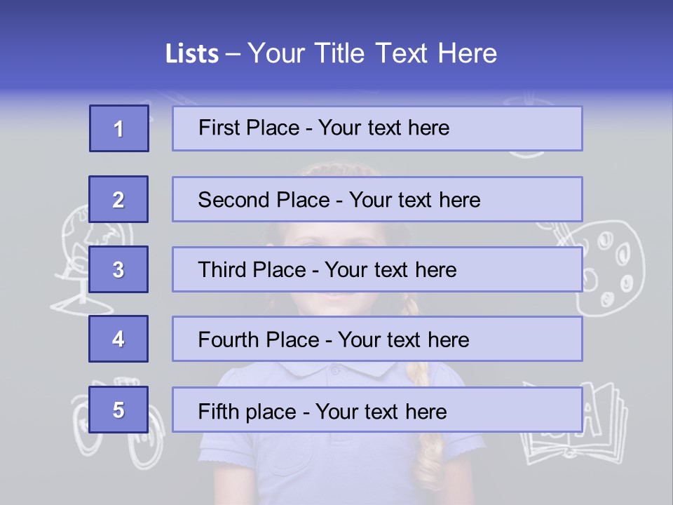 Smart Girl PowerPoint Template