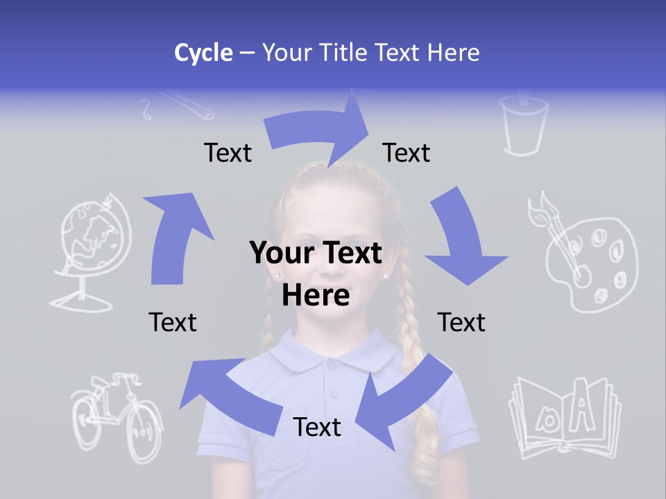 Smart Girl PowerPoint Template