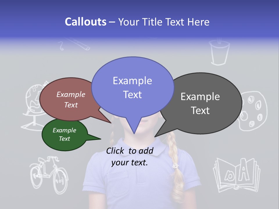 Smart Girl PowerPoint Template