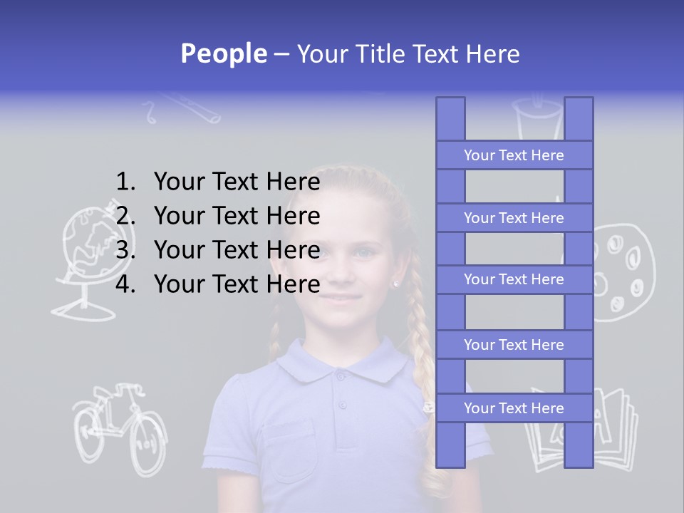 Smart Girl PowerPoint Template