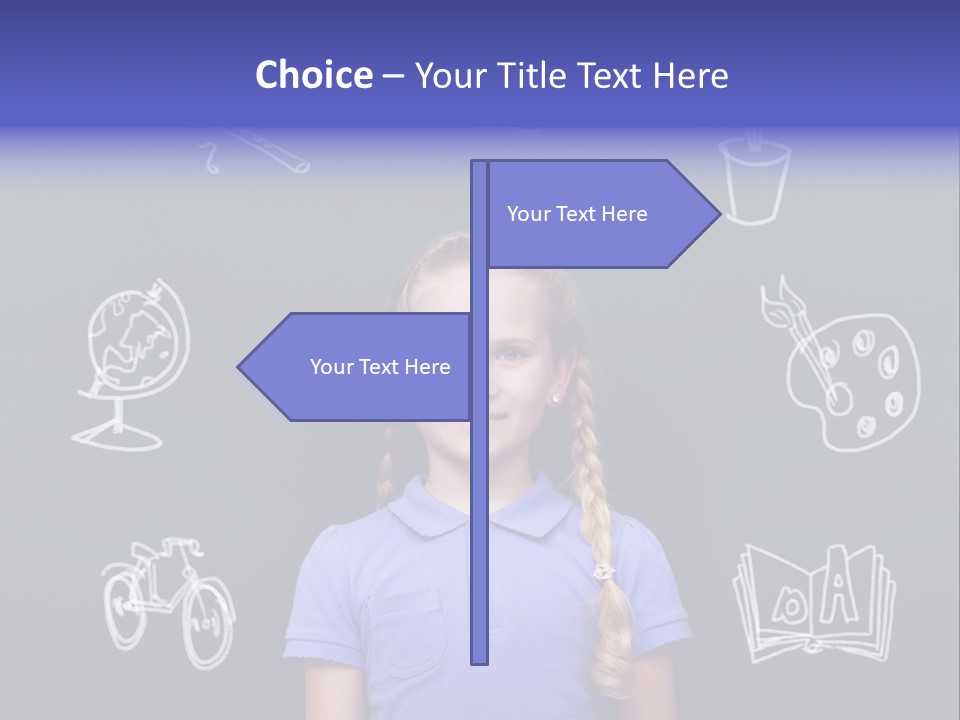 Smart Girl PowerPoint Template