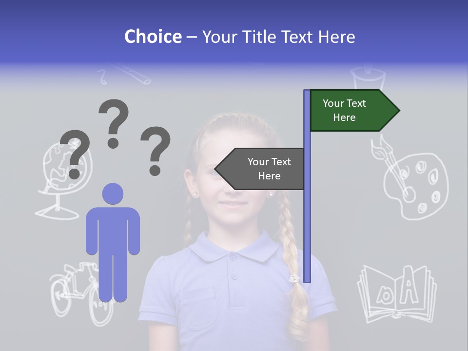 Smart Girl PowerPoint Template