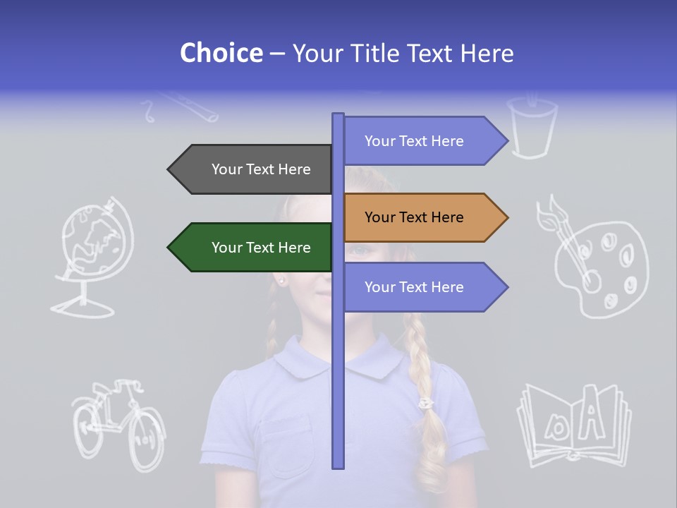 Smart Girl PowerPoint Template