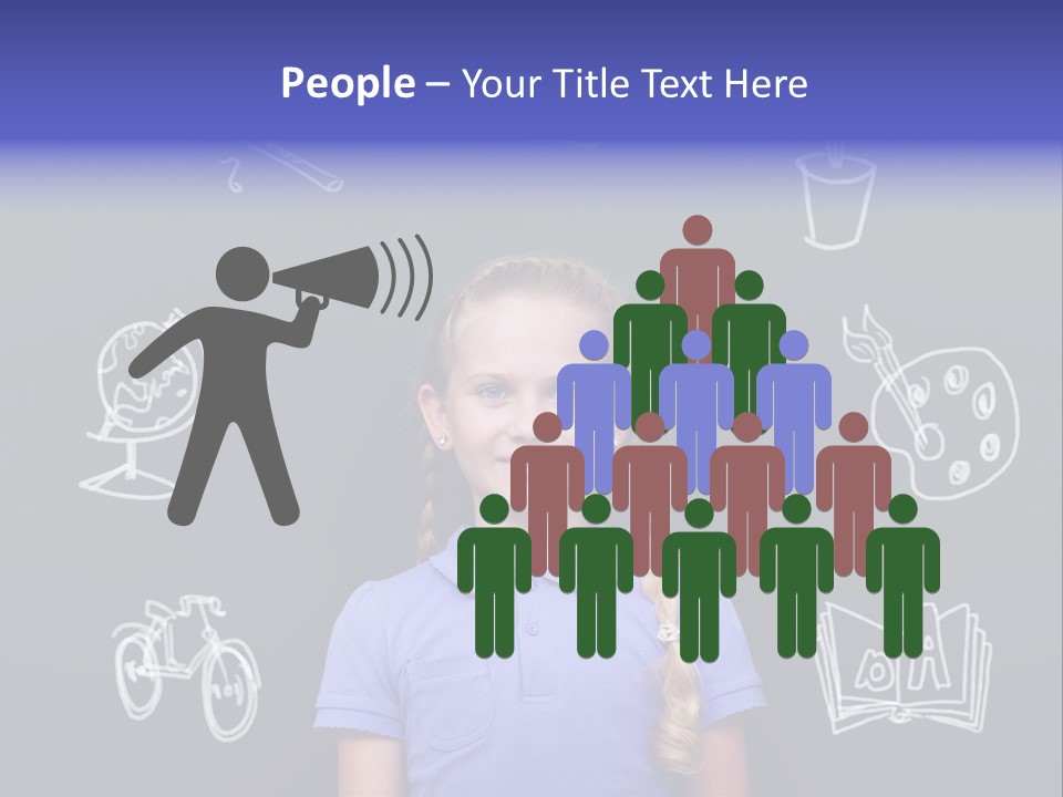 Smart Girl PowerPoint Template