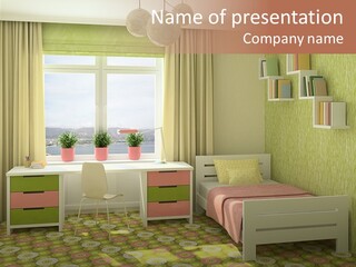 Color Combination For Bedroom Paint PowerPoint Template