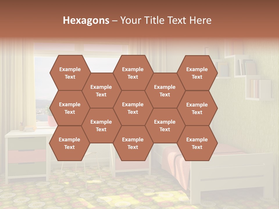 Color Combination For Bedroom Paint PowerPoint Template