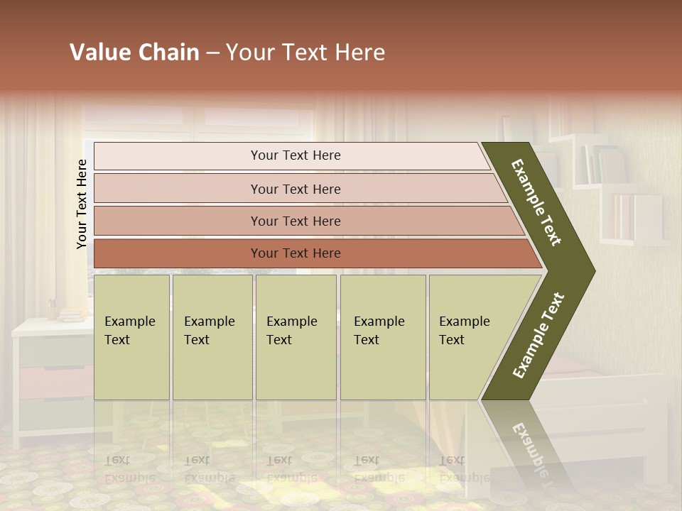 Color Combination For Bedroom Paint PowerPoint Template