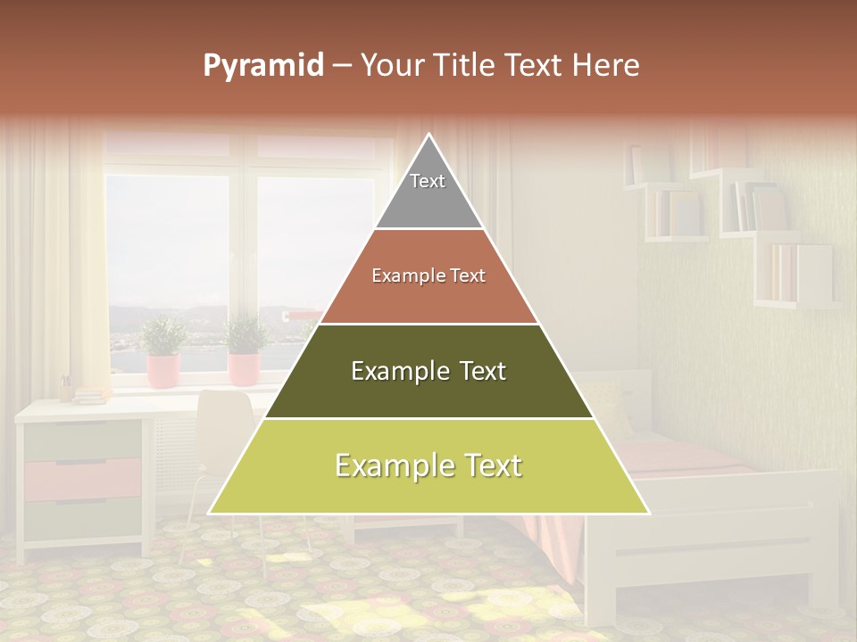 Color Combination For Bedroom Paint PowerPoint Template