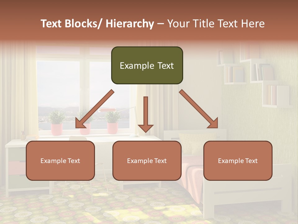 Color Combination For Bedroom Paint PowerPoint Template