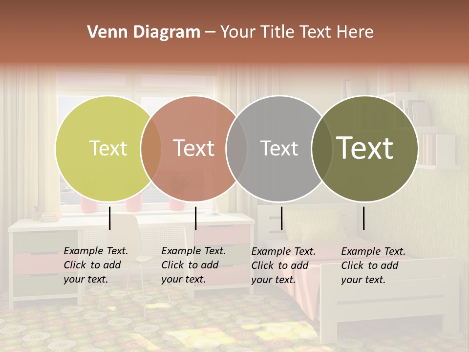 Color Combination For Bedroom Paint PowerPoint Template