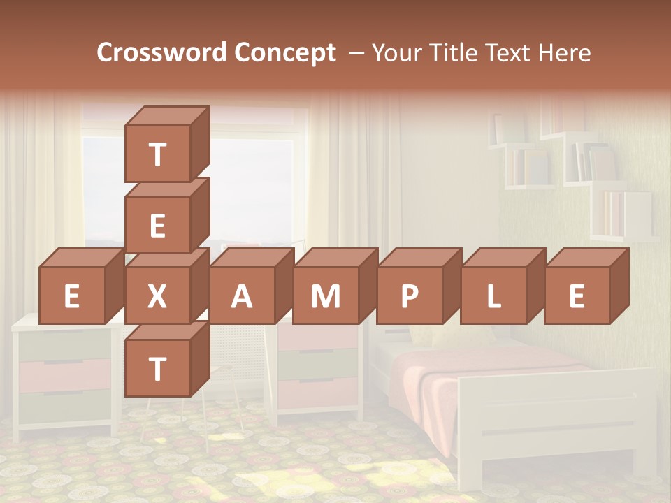 Color Combination For Bedroom Paint PowerPoint Template