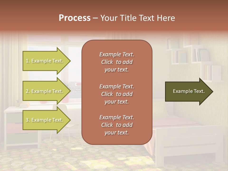 Color Combination For Bedroom Paint PowerPoint Template