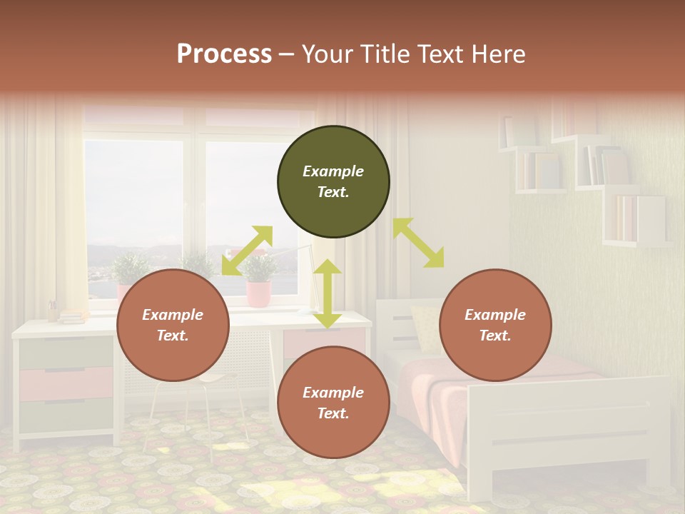 Color Combination For Bedroom Paint PowerPoint Template