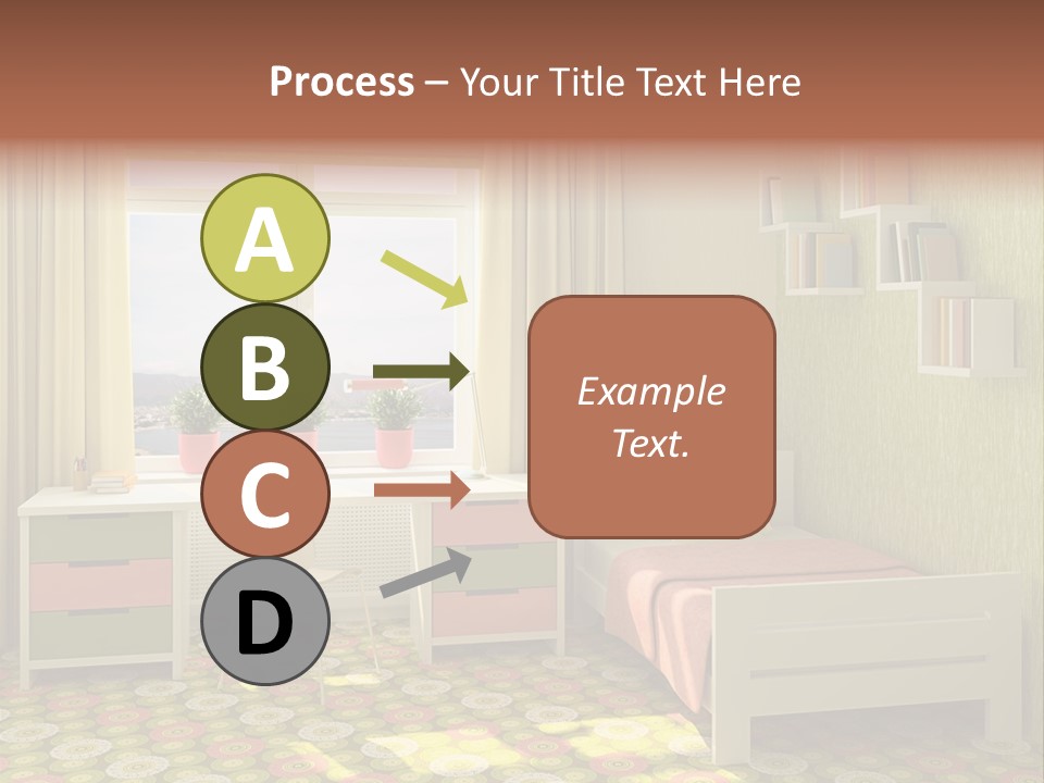 Color Combination For Bedroom Paint PowerPoint Template