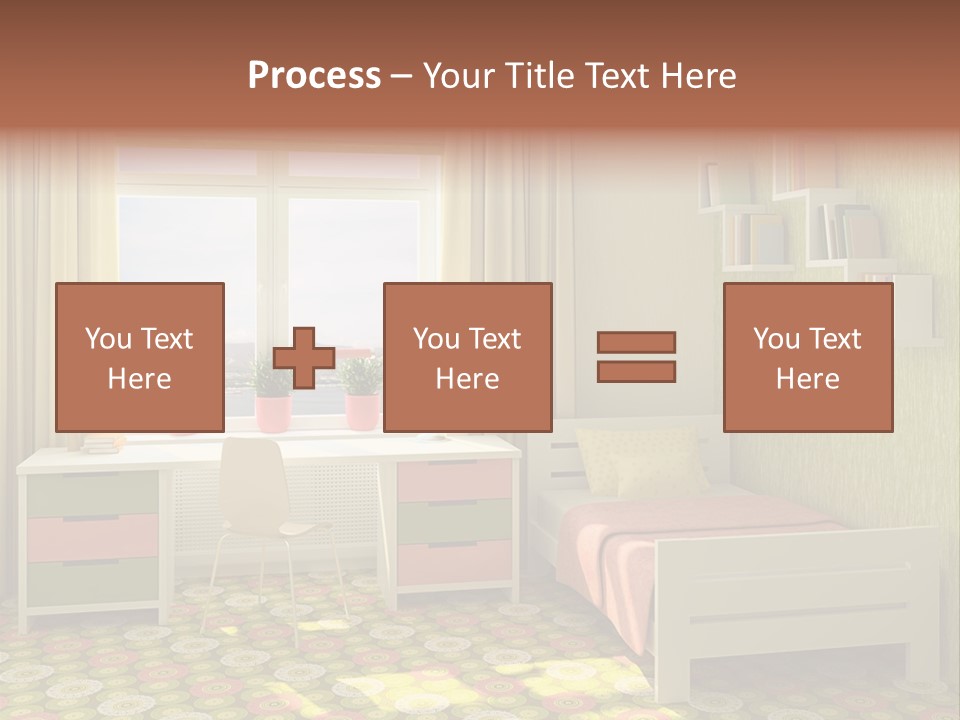 Color Combination For Bedroom Paint PowerPoint Template