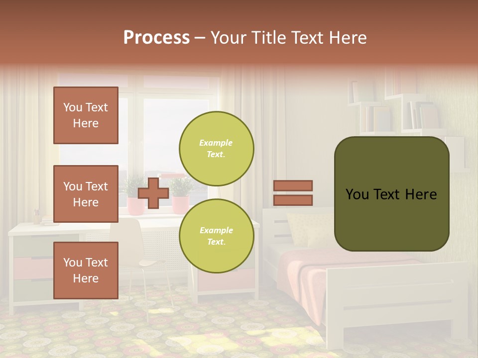 Color Combination For Bedroom Paint PowerPoint Template
