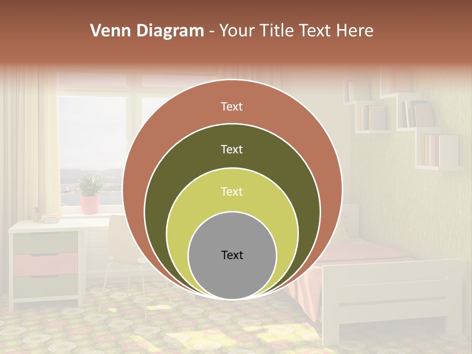 Color Combination For Bedroom Paint PowerPoint Template