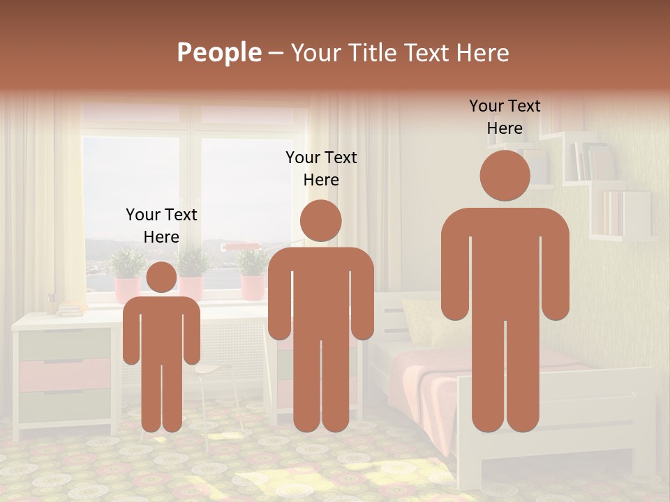 Color Combination For Bedroom Paint PowerPoint Template