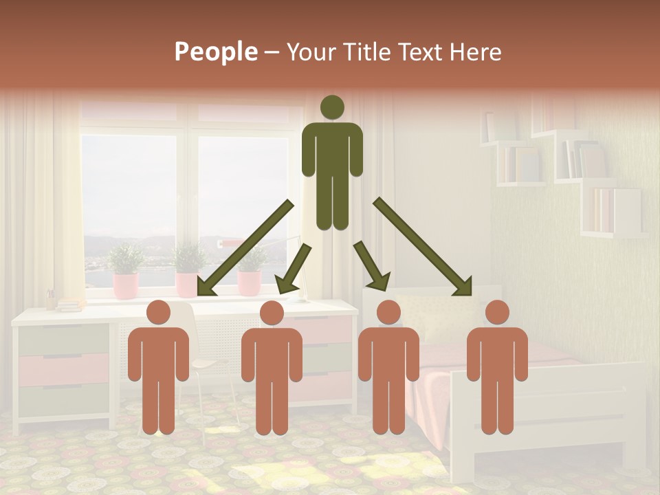 Color Combination For Bedroom Paint PowerPoint Template