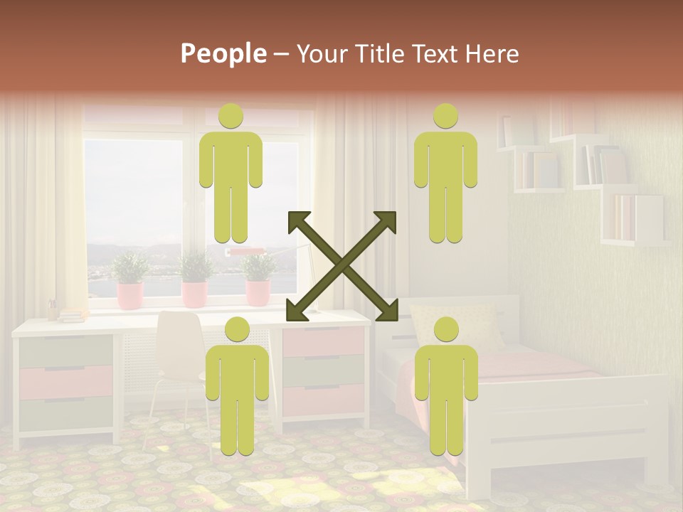 Color Combination For Bedroom Paint PowerPoint Template