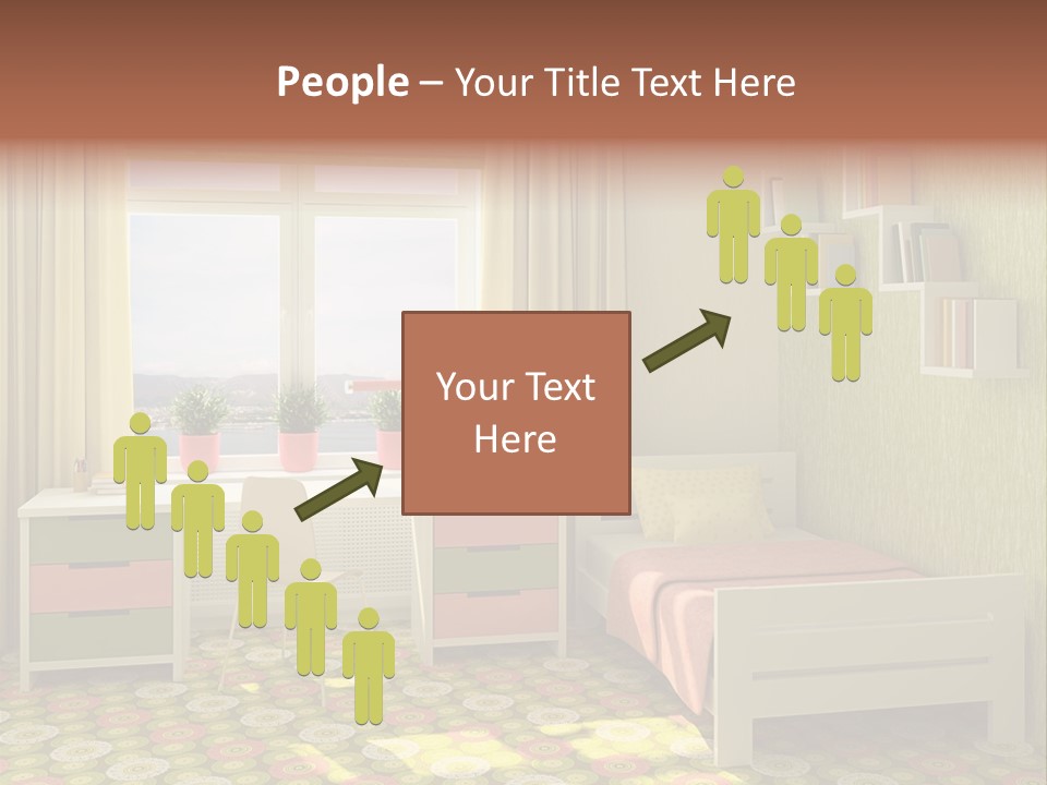 Color Combination For Bedroom Paint PowerPoint Template